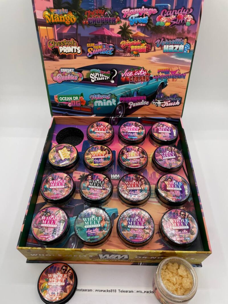Authentic Whole Melt Extracts Live Resin Sugar *VICE CITY EDITION* 🫠🍬 #GB37